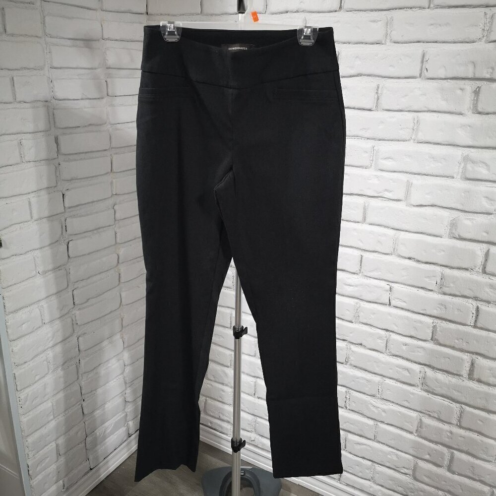 Denver Hayes Ladies Size 6/32 Dark Grey Pull On Style Straight Leg Pants